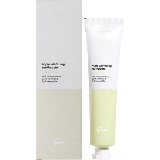 Gem Toothpaste Triple Whitening Apple Mint 100g – Cosmetics Squad