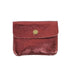 Maison Fanli Coin Purse Metallic Bordeaux