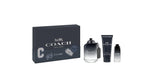 Coach New York For Men 3 Piece Gift Set 100ml Edt Spray 100ml Shower Gel 15ml Edt Spray