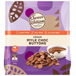 Sweet William Buttons Choc 300G