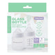 New Beginnings Classic Glass Baby Bottle Outer Silicone 120ML 2 Pack