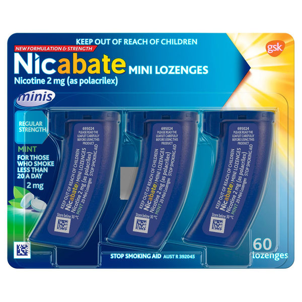 Nicabate Mini 2mg | 60 Lozenges