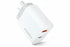 Ontekka 20W USB-C and USB-A PD Dual-Port Wall Charger White
