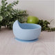 Plum Silicone Duck Egg Bowl Powder Blue