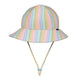 Bedhead Hats Kids Ponytail Swim Bucket Hat in Rainbow UPF50+ Sun Protection 54CM