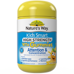 Nature's Way Kids Smart Vita Gummies High Strength Attention and Concentration 40 Gummies