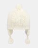 Toshi Organic Cotton Earmuff Yummy Beanie Cream Xs