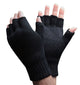 Mister Fingerless Knit Gloves for Men Black
