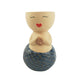 Urban Mermaid Ceramic Planter Ornament Display Pot Blue 15cm