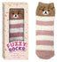Fuzzy Crew Socks Bear Design