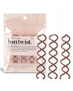 Kitsch Bun Twist Hair Styling Tool for Easy Buns Brown 3 Pack