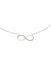 Sterling Silver Infinity Cubic Zirconia Necklace