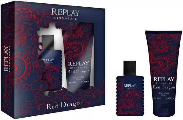 Replay Signature Red Dragon Man 30mL 2Pc Gift Set