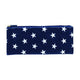 Mister Stars Long Flat Waterproof Makeup Bag Dark Blue 34CM X 14CM