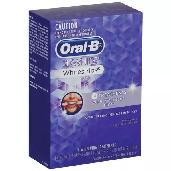 Oral B 3D White Whitening Strips 14 pack