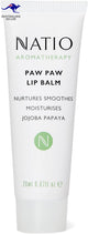 Natio Paw Paw Lip Balm for Dry Chapped Lips 20G