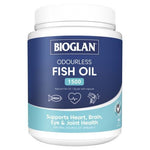Bioglan Odourless Fish Oil for Heart Brain and Joint Health 400 Capsulesc 1500MG