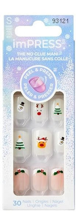 Impress Kiss Christmas Nails Holiday Playlist