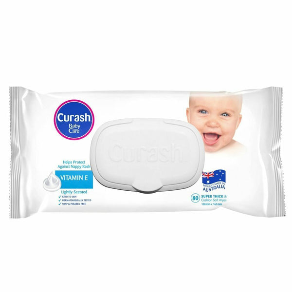 Curash Wipes Vitamin E 80