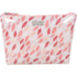 Wicked Sista Coral Leaves A Line Soft Cosmetic Bag Medium