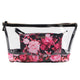 Lulu Grace Cosmetic Bag Pink Set of 2 Travel Toiletry Makeup Organizer