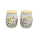 Bee Meadow Ceramic Salt and Pepper Shakers Yellow 8 cm