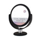 Gibson Gifts Vanity Magnification Makeup Mirror Dual Sided Round Black