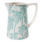 Lavida Palm Marine Porcelain Jug Water Pitcher