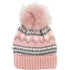 Foote Street Unisex Nordic Beanie Cosy Kids Dusty Pink Medium Large 7 To 10 Years 2 Pack