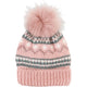 Foote Street Unisex Nordic Beanie Cosy Kids Dusty Pink Medium Large 7 To 10 Years 2 Pack