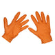 Mack Prime Nitrile Disposable Gloves Orange 50 Pack Xl