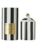 Moss St Fragrances Signature Stripes Jasmine Amber And Saffron Ceramic Soy Candle 360g