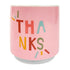 Urban Short Story Thank You Ceramic Planter