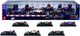 Bburago Formula 1 Racing Die Cast Car Set For Kids 6 Pack 1:43 Scale
