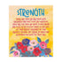 Splosh Billie Strength Verse Ceramic With Hook And Stand Yellow Blue 2 Pack 12 X 14 X 1 Cm