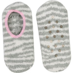 Wicked Sista S Animal stripe grey footlets