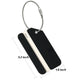 Globite Premium PU Leather Luggage Tag for Suitcases and Bags Assorted Colours