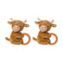 Mary Meyer Highland Cow Teether Rattle