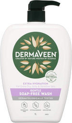 DermaVeen Soap Free Wash for Dry and Sensitive Skin 1L