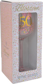 Rush Happy Birthday Stemless Wine Glass for Ladies Gift Boxed 450ML