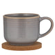 Melange Grey Mug Coaster Set 4 10CM
