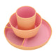 b.box Silicone Fresh Food Feeder for Babies and Toddlers Strawberry Shake