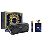 Versace Dylan Blue 3 Piece Eau De Toilette Gift Set For Men 100ml