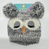 Essence Kids Beanie Owl With Pom Pom Ears Beanie Kids Grey And White New One Size