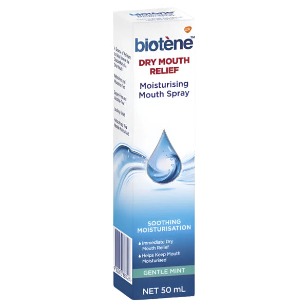 Biotene Dry Mouth Relief, Mouth Spray to Moisturise a Dry Mouth, Mint, 50ml