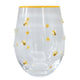 Kaya Bee Stemless Drinking Glass Yellow 12CM