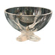 Lalique France Crystal Igor Caviar Large Pedestal Bowl