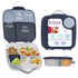B.box Lunch Box For Big Eaters All Ages 8.5 Cup Leak Proof Bento Box With 4 ...