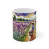 Printify Mug Lavender Field Art