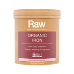 Amazonia Raw Real Food Nutrients Organic Iron 100g Apple Blackcurrant Flavour